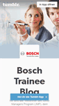 Mobile Screenshot of bosch-trainee-blog.de