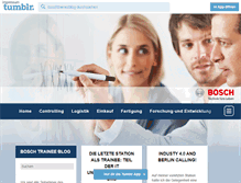 Tablet Screenshot of bosch-trainee-blog.de
